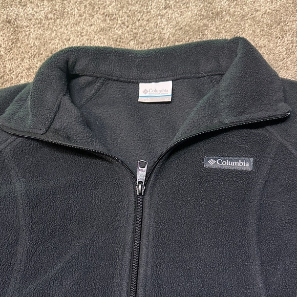 Columbia Womens Benton Springs Long Sleeve Fleece Jacket Full Zip Black Size M - Picture 5 of 7